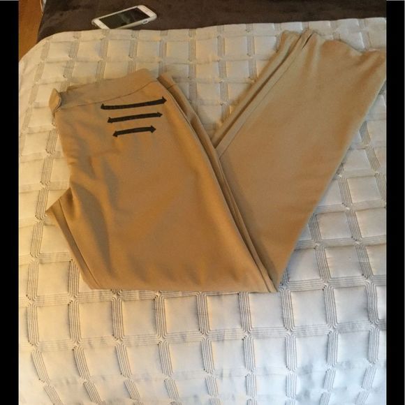 Catherine Malandrino Pants - NWOT tan sz 10 36 inseam dress pants